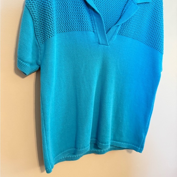 English Factory • Oversized Polo Sweater Polo Tee XS Preppy from Anthropologie - Picture 7 of 11